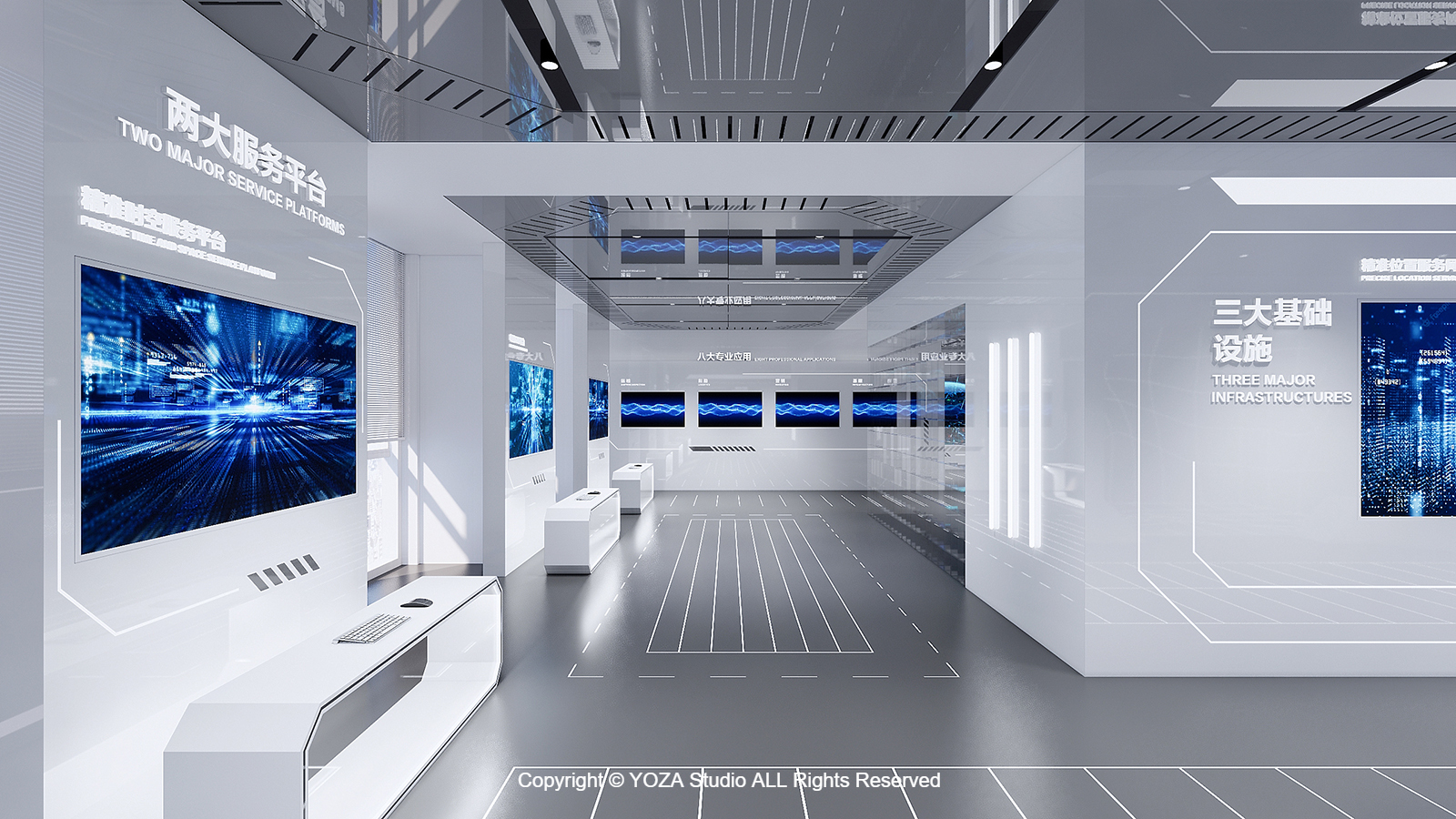 国网思极位置（吉奥）展厅–STATE GRID THINK EXTREME POSITION SHOWROOM-14