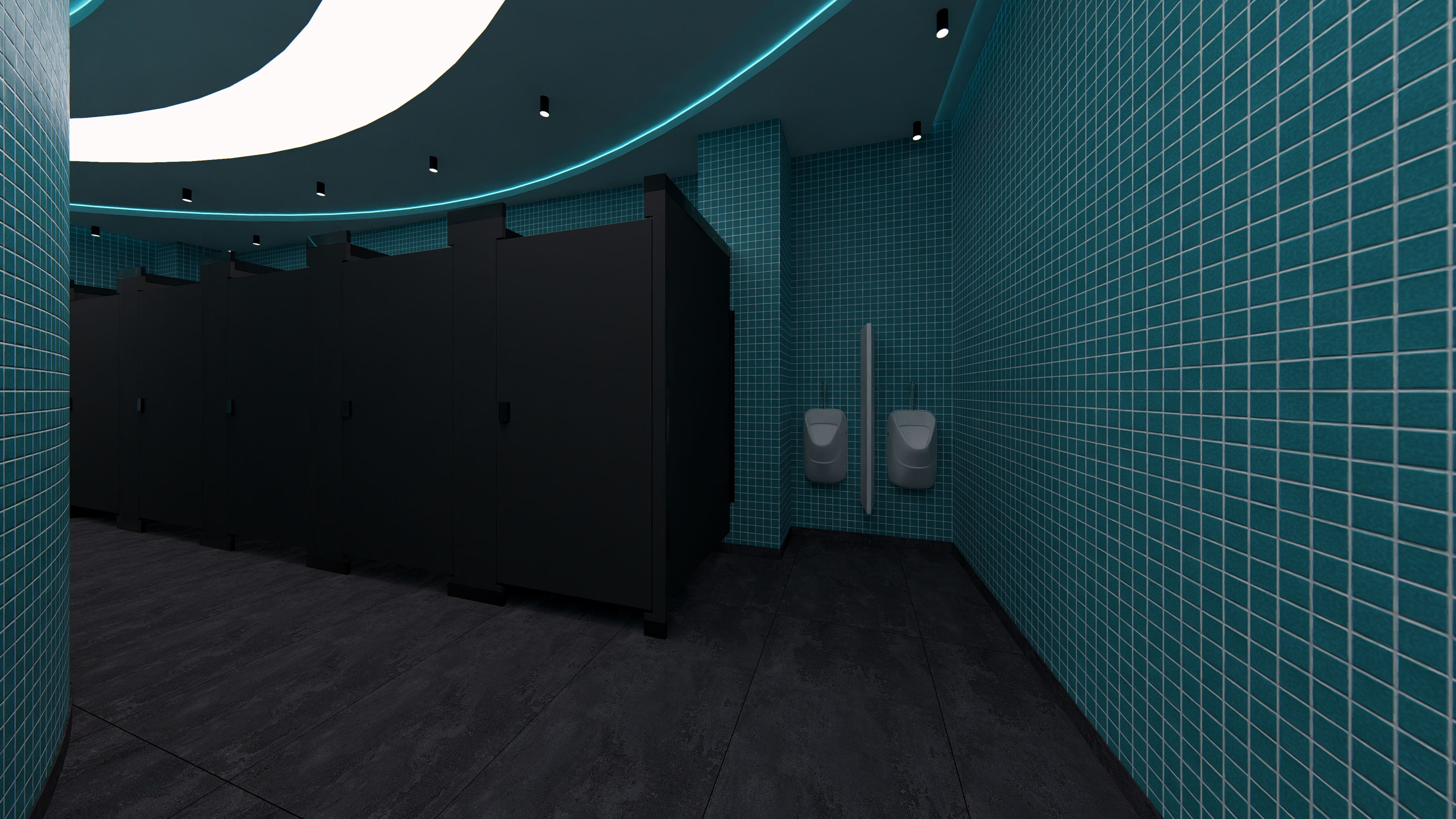 Restrooms I Showers I Lockers Interior design-6