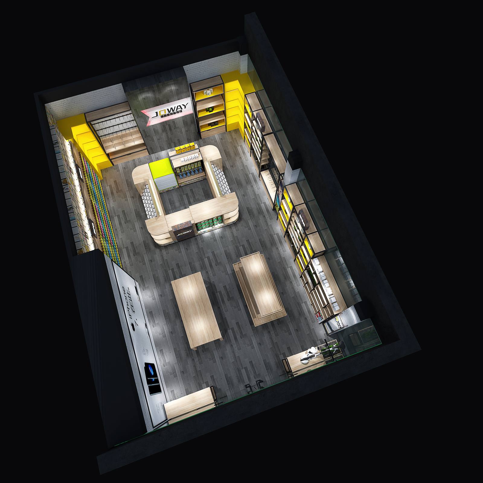 无影空间设计打造乔威石家庄太和大厦临街店-17