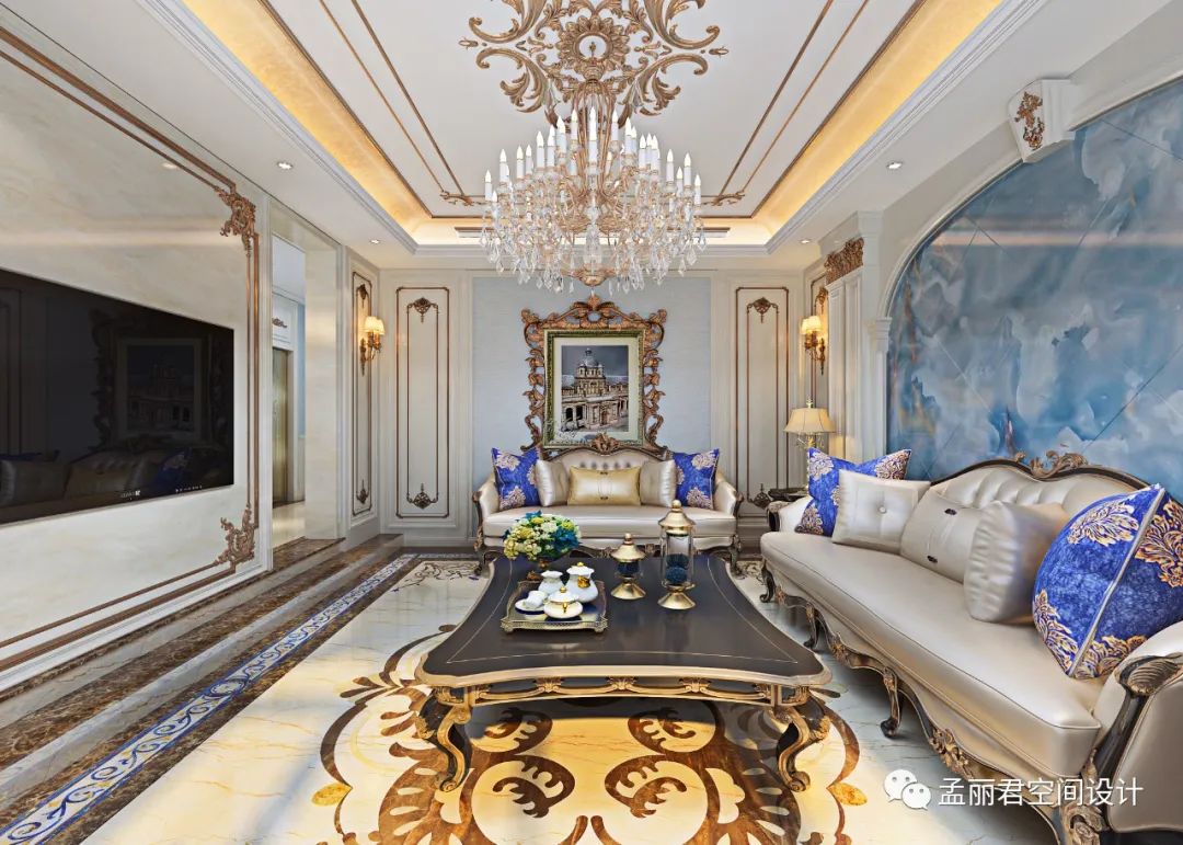 刘总法式别墅 | 巴洛克迷情的永恒浪漫-13