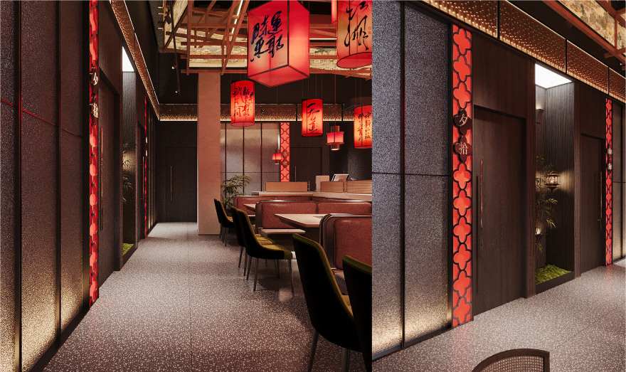 星月豪渝重庆火锅·迪拜店丨阿联酋迪拜丨魔戏空间设计,ABDdesign-48