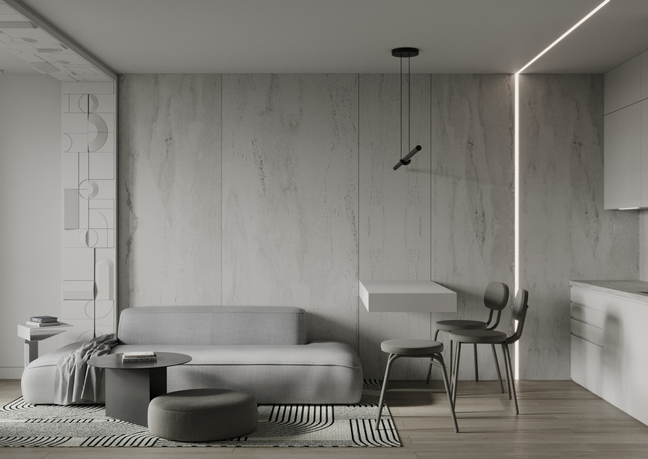 灰色系空间设计-7