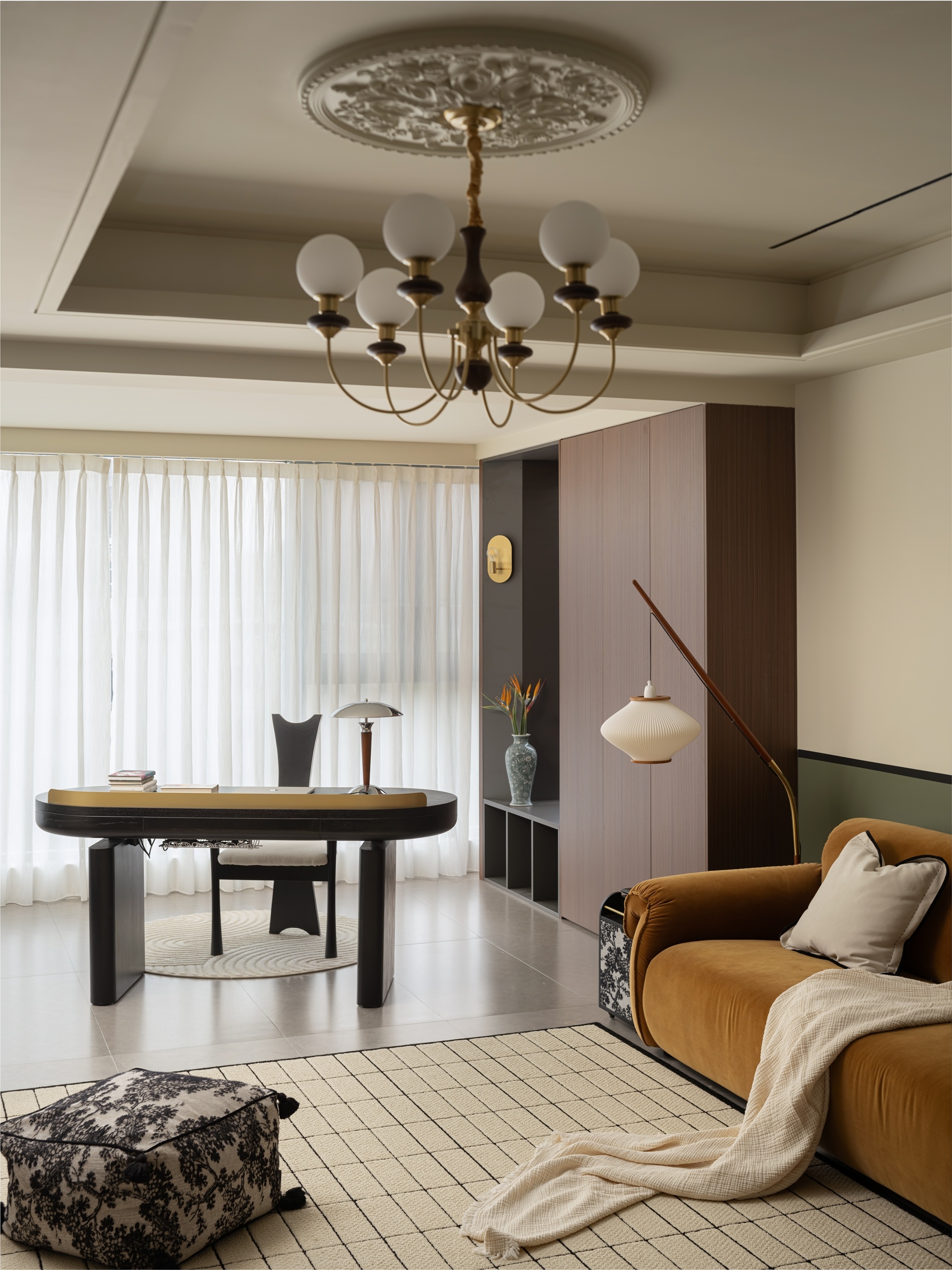 《绿笙》157㎡精装改造丨宏福樘设计-5