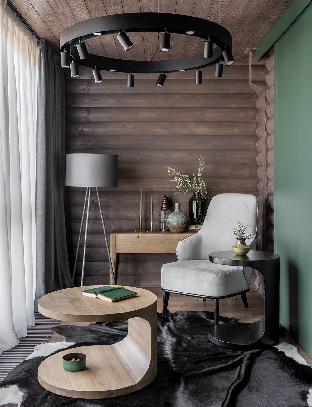 乌克兰基辅郊区现代木屋设计-2