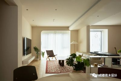 极简中古风家居设计丨云行空间-9