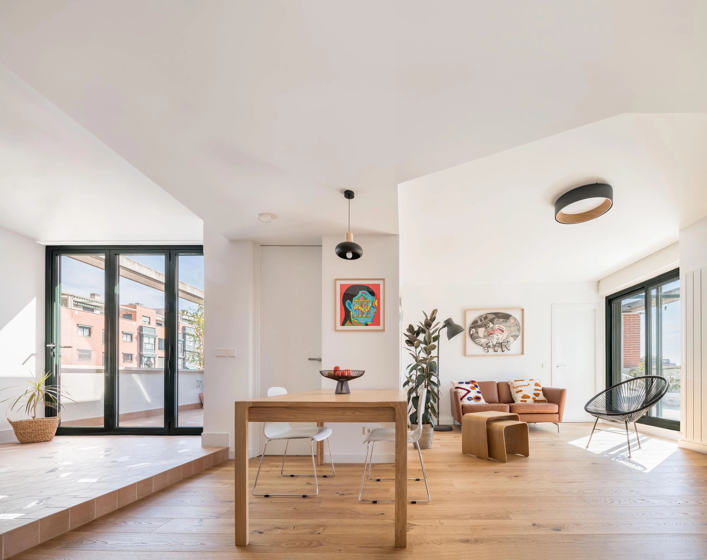 阳光下的双露台公寓丨西班牙马德里丨PuertoyMartín Architects-12