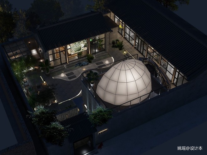 偶得家民宿休闲空间400平米装修案例丨中国北京-12