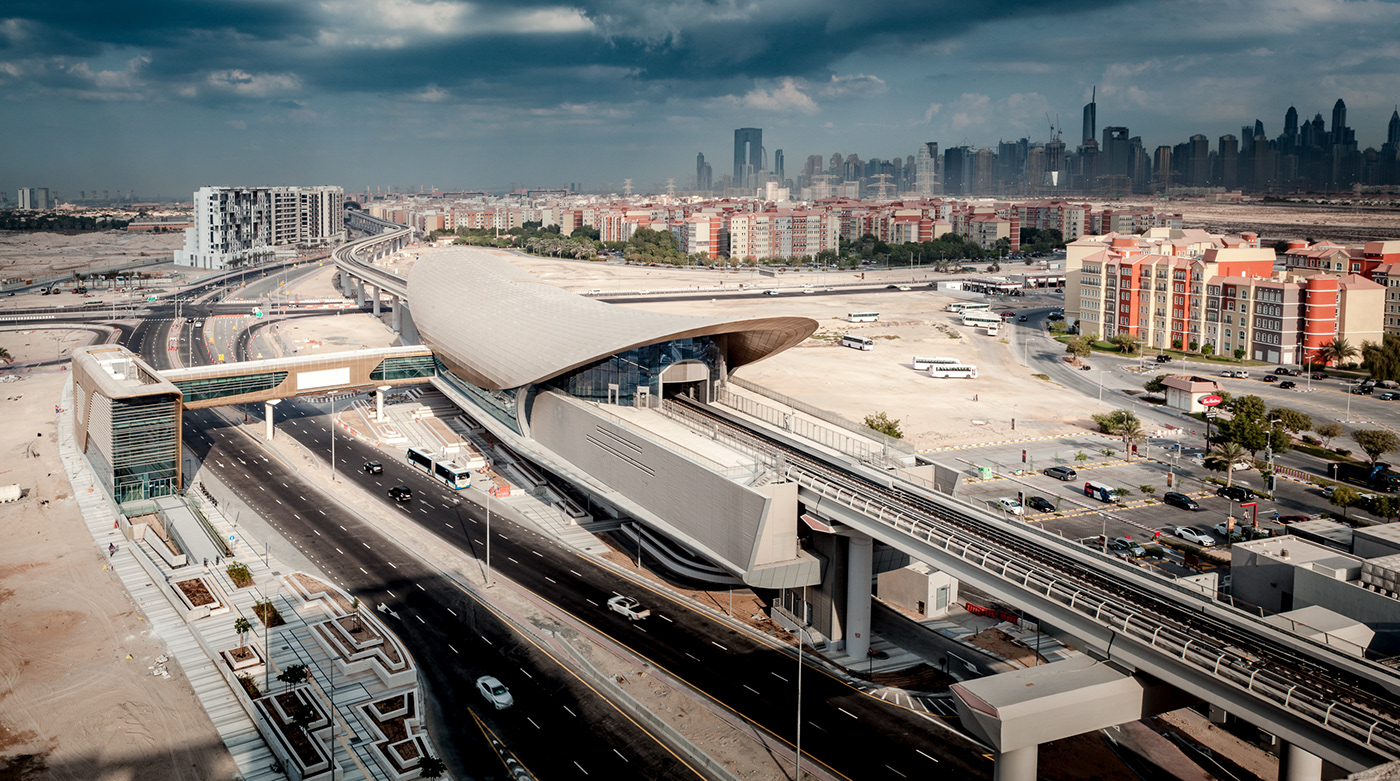迪拜地铁 R71 线发现花园站 | 五年建设历程的惊艳终点-5