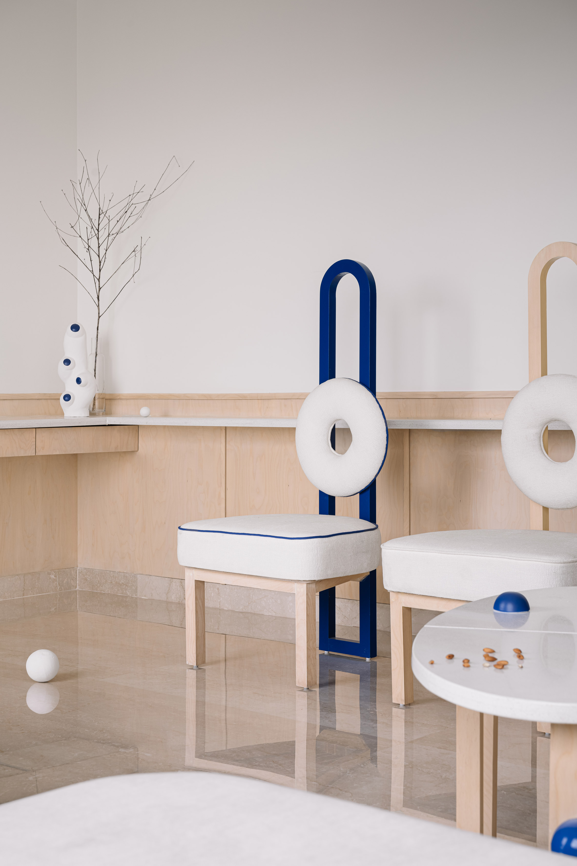 钴蓝色调住宅丨印度丨The Act of Quad-28