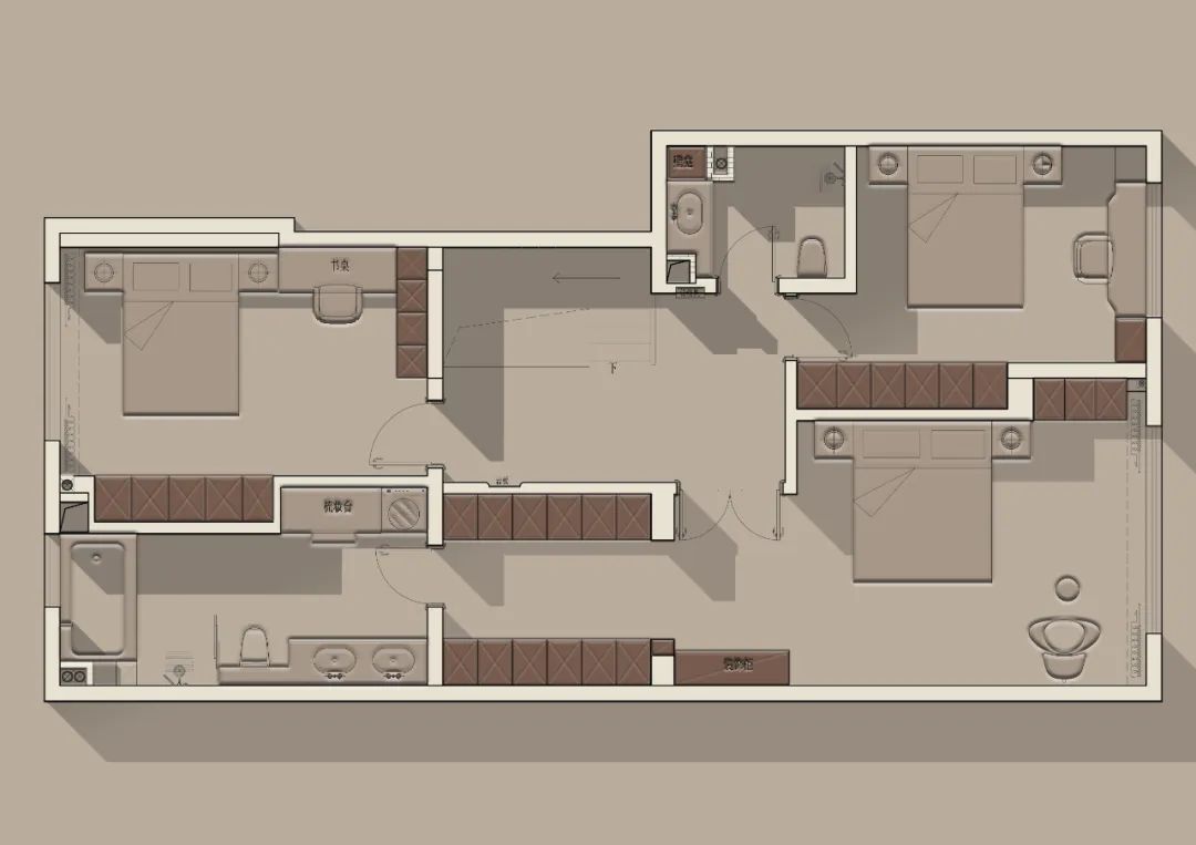 阳光城现代复式空间设计丨杨文标-37