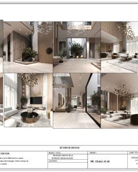 sitting area interior shop drawing
