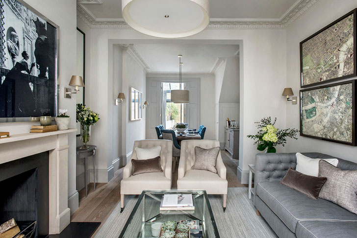 伦敦经典英式乡村风格联排别墅-3