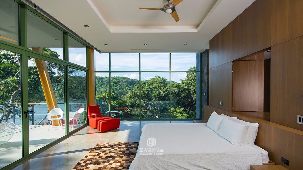 在丛林中热带现代豪华住宅-13