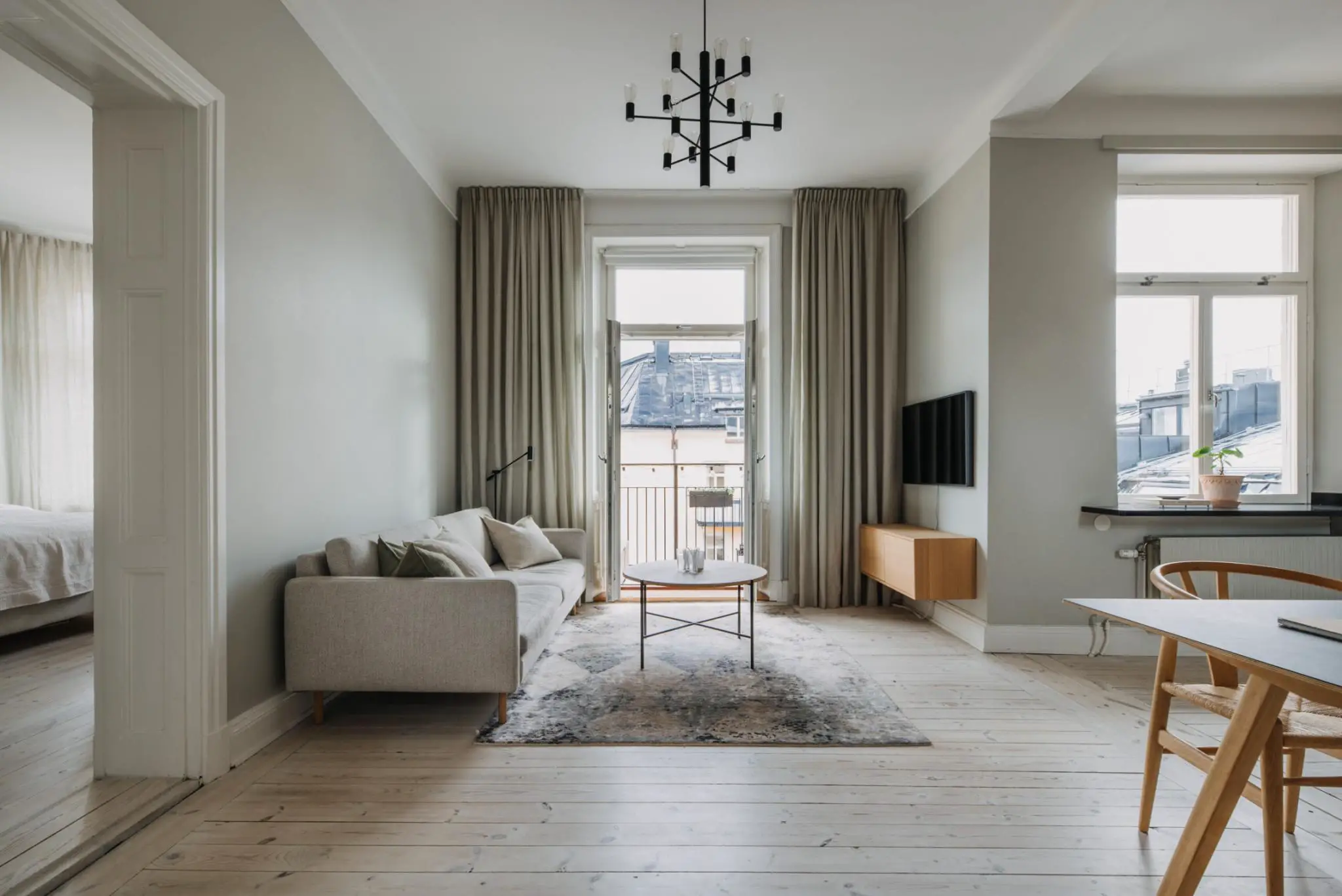 斯德哥尔摩宁静灰调一居-4