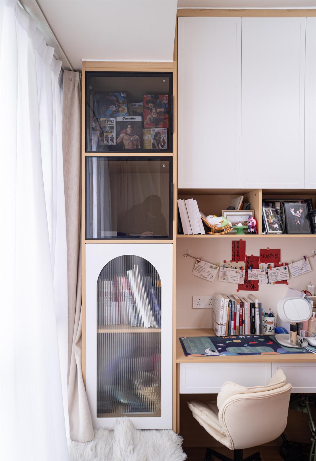 94㎡现代原木风三居室设计-39