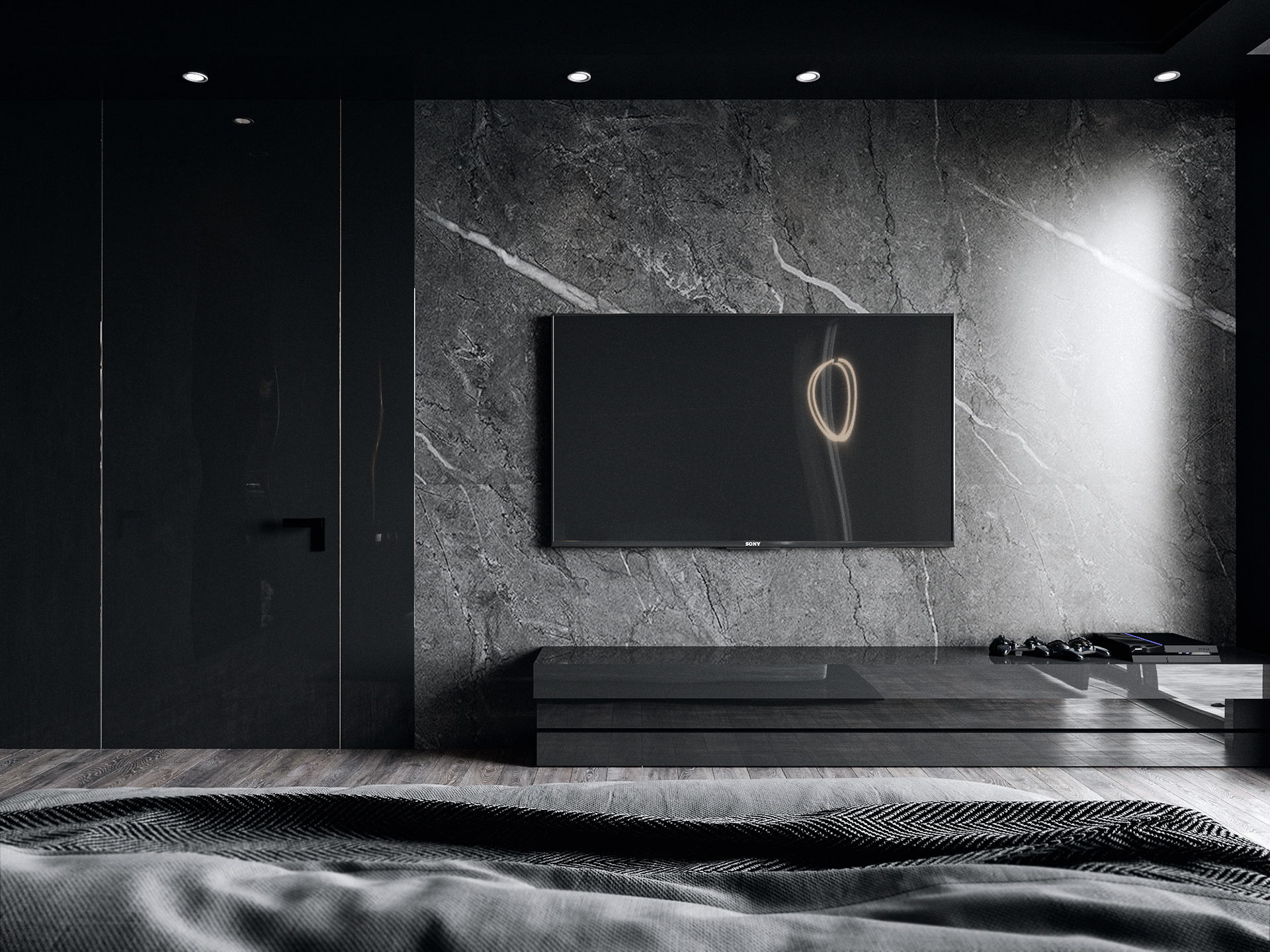 87.1㎡黑色系住宅设计  超酷！-9