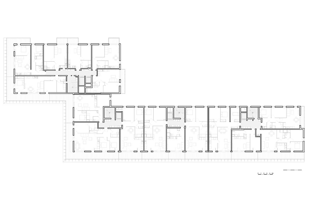 法国 Toulouse 公寓建筑丨CoBe Architecture & Paysage-15