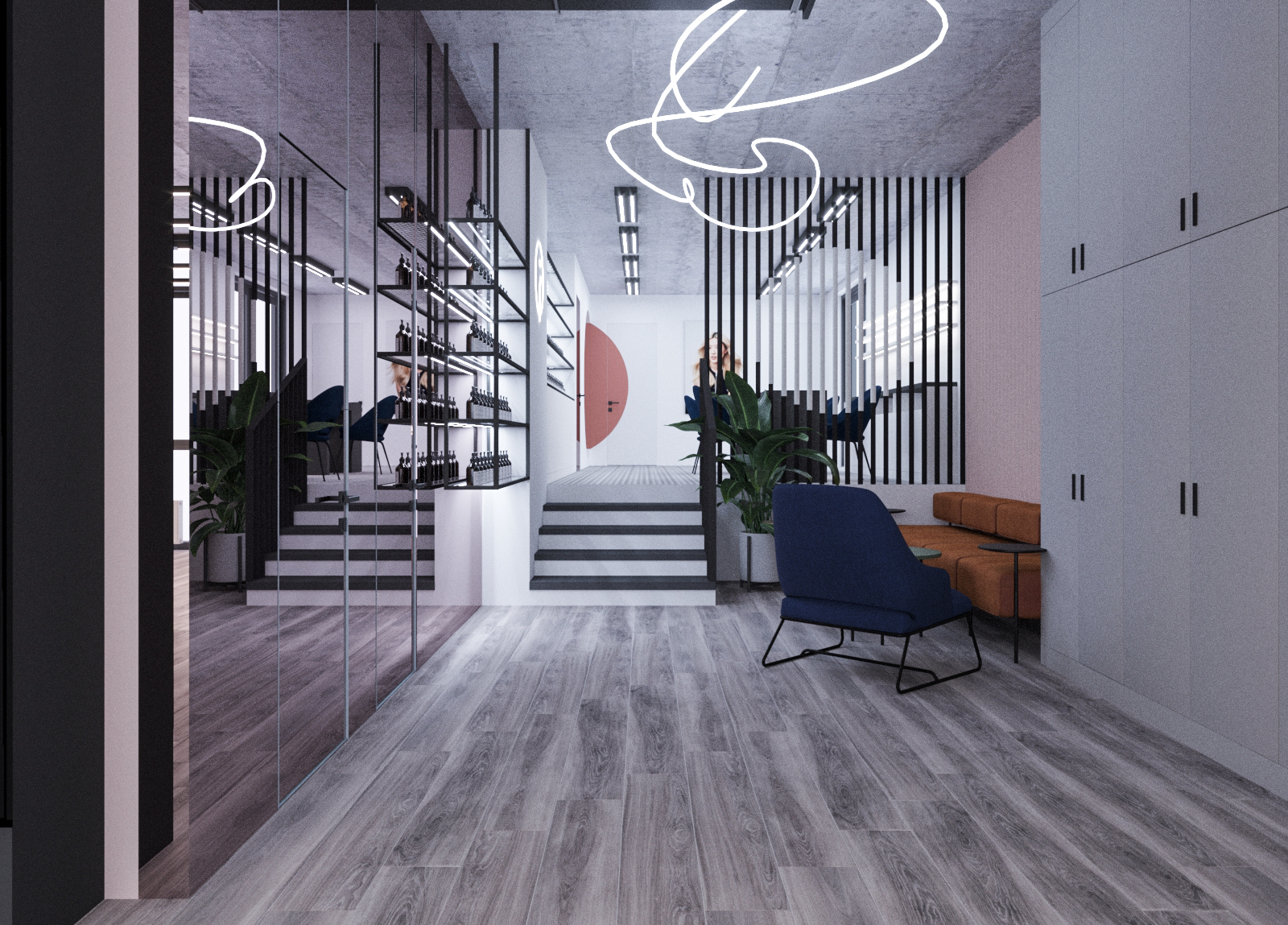 FORMA. beauty salon. 2021. Kyiv. 200m2-12