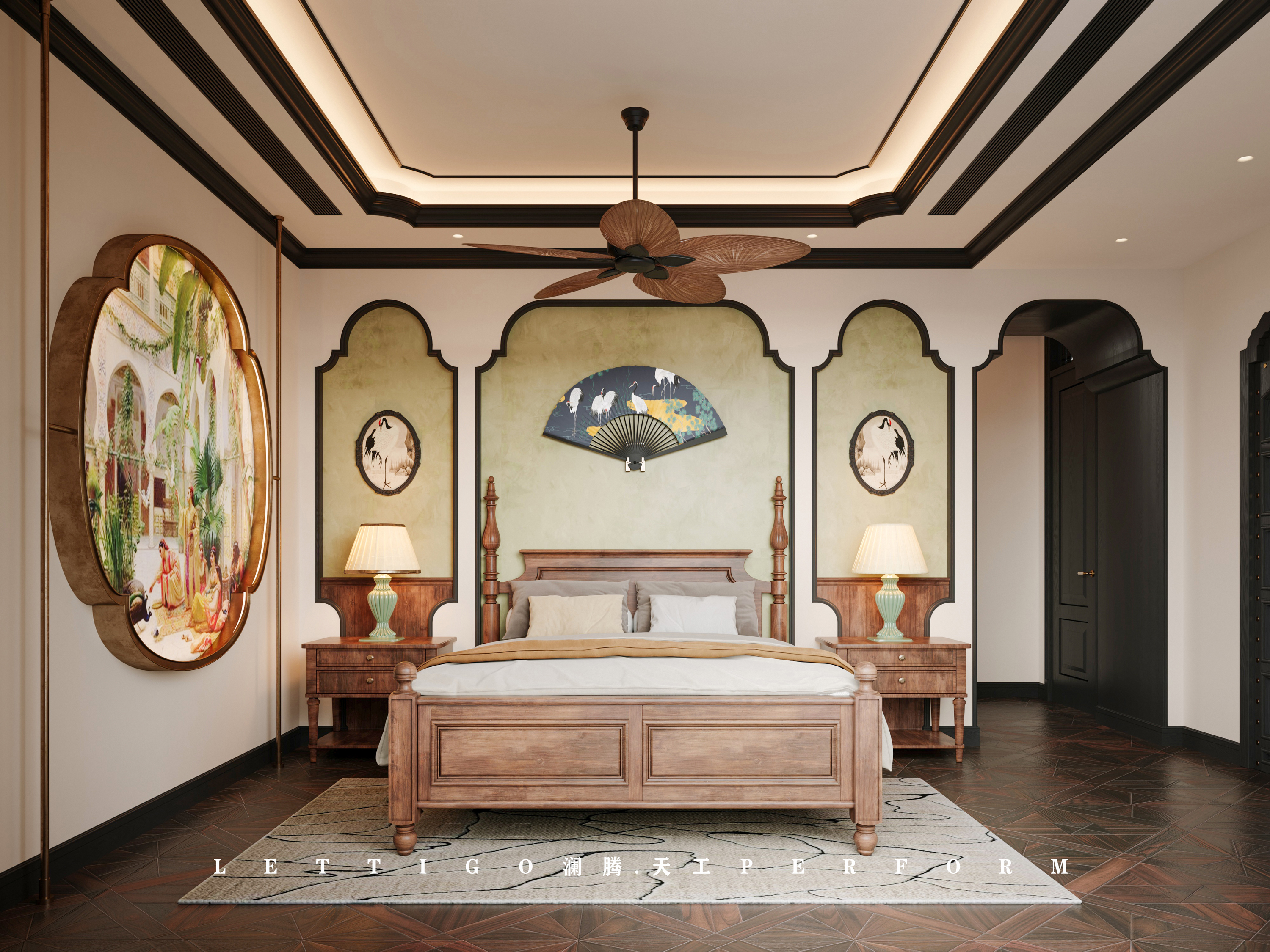 异域情调的东南亚风格，强调自然与手工艺术的结合-3