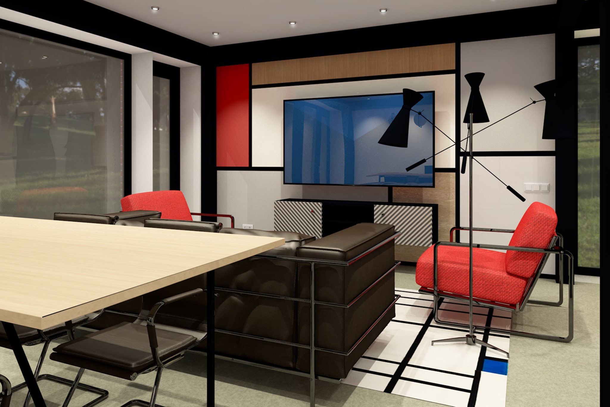 Bauhaus interior modern interpretation-4