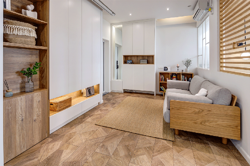 深圳新街口现代简约精致公寓设计丨中国深圳丨见微陈设艺术-39