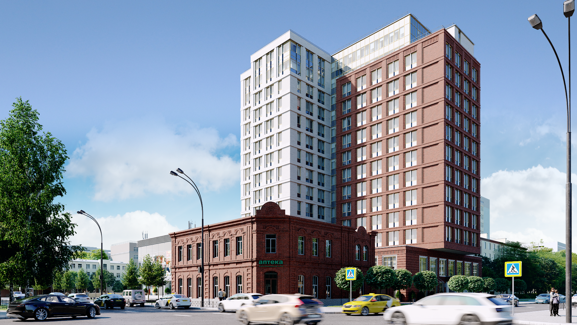 Residential complex with underground parking MAYAKOVSKY-17