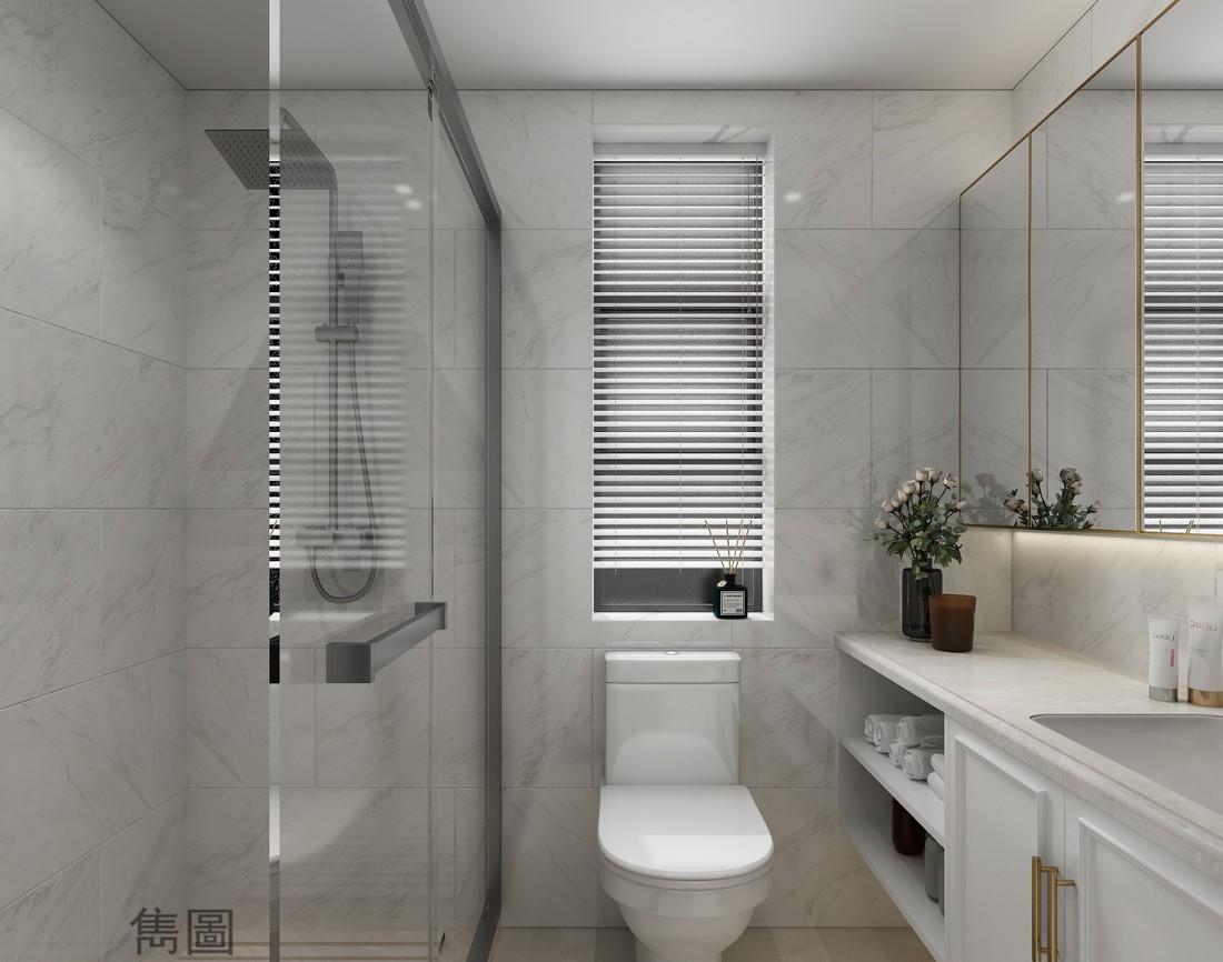 广州盈翠华庭唐宅美式家居改造-38