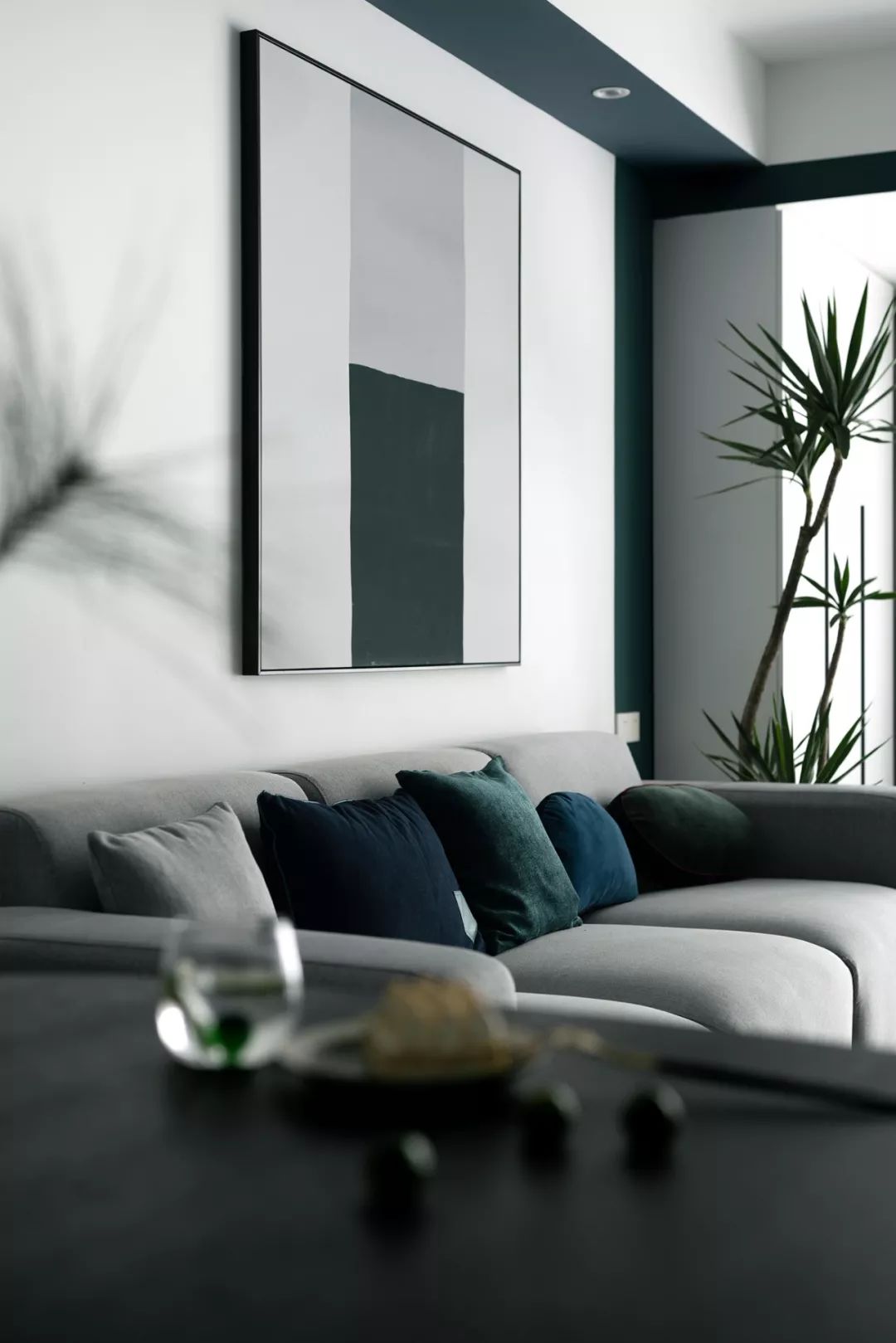 85㎡水电云立方套三双卫,绿色艺术空间的焕新设计-0