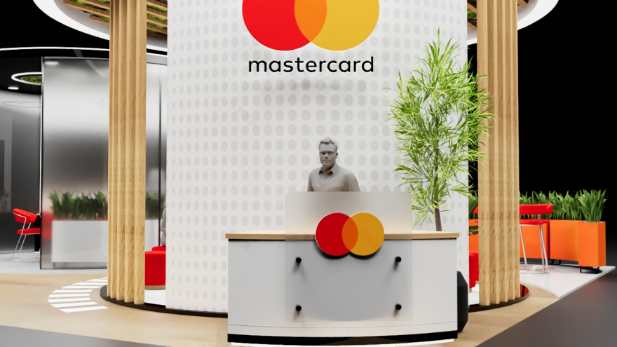 Mastercard 30·40 展位设计-6