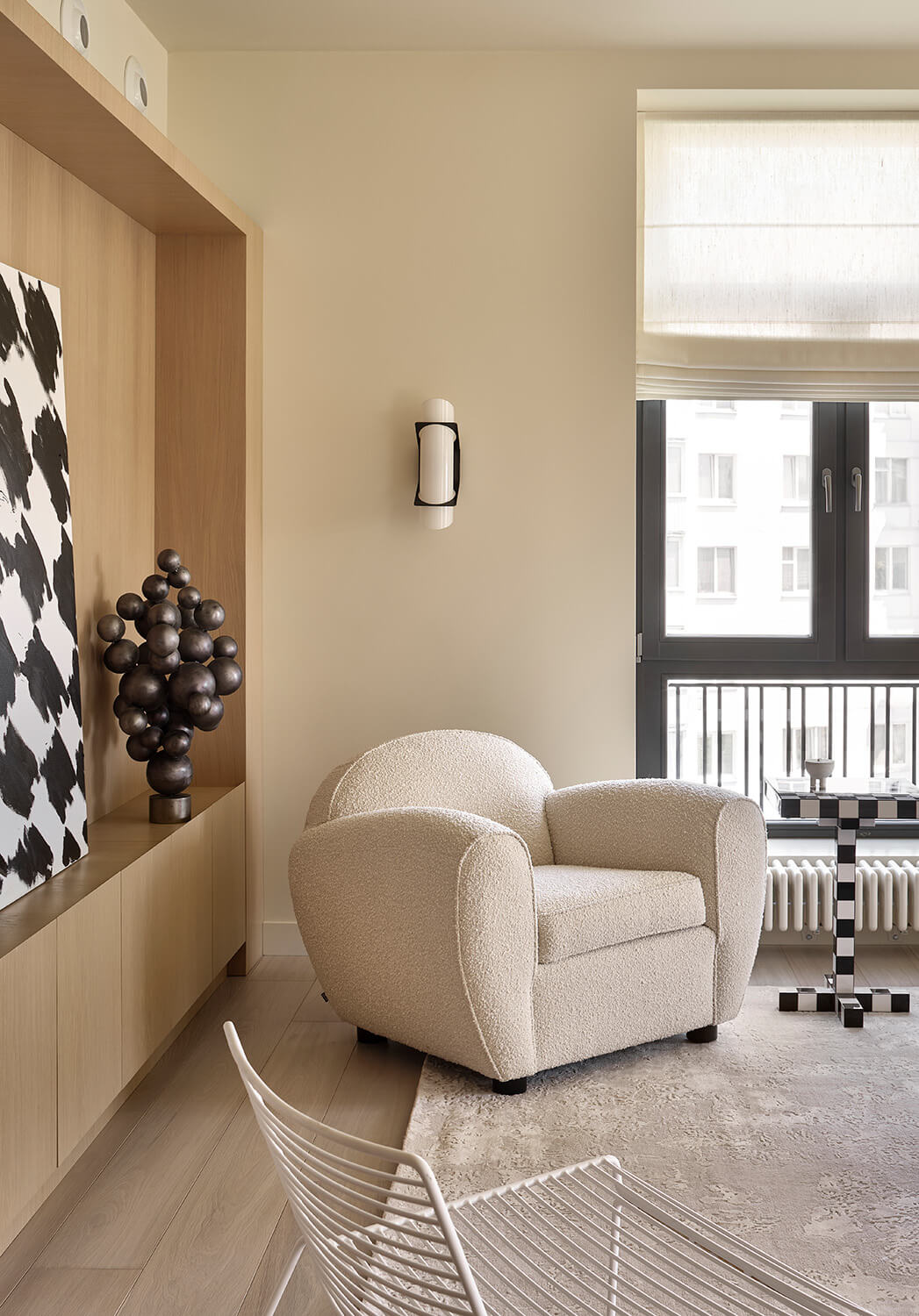 莫斯科色彩鲜艳的现代公寓丨俄罗斯莫斯科丨Well Done Interiors-23