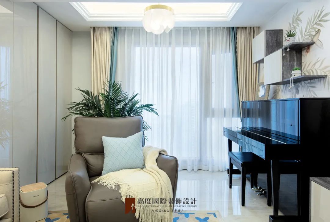 浪漫蒂芙尼蓝,美式家设计温柔呈现-45