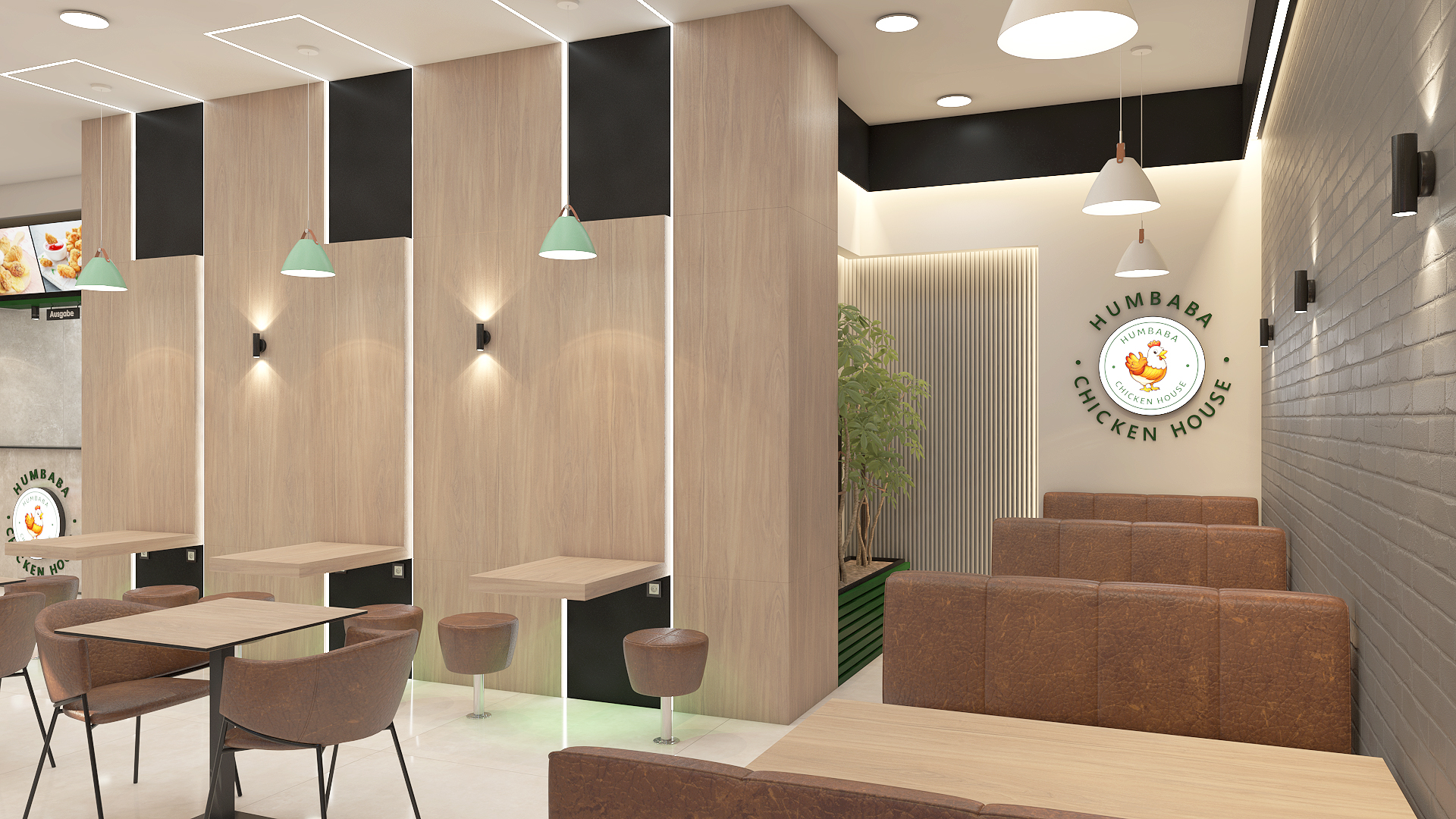 Humbaba Chicken House Berlin - Interior Design 3D-0