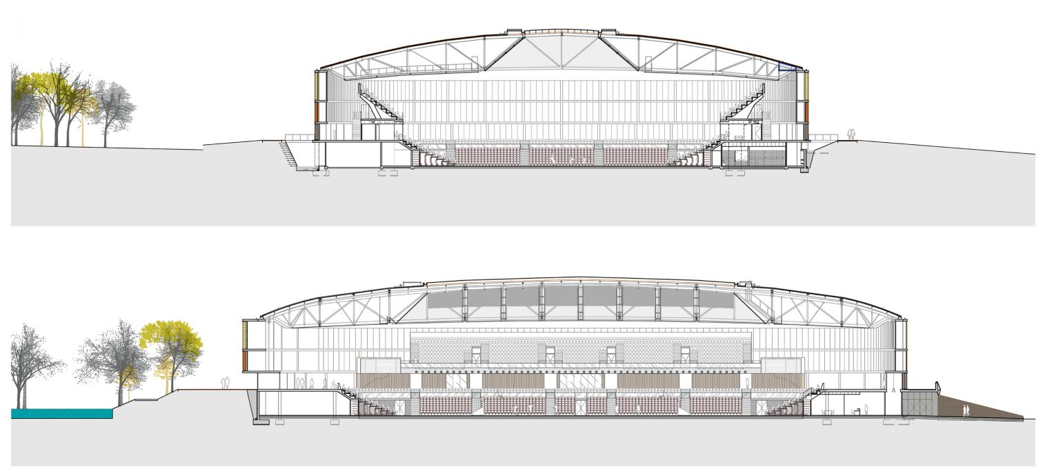 西班牙 Tarragona 市“Palacio de los Deportes Juegos Mediterráneos”体育场馆-20