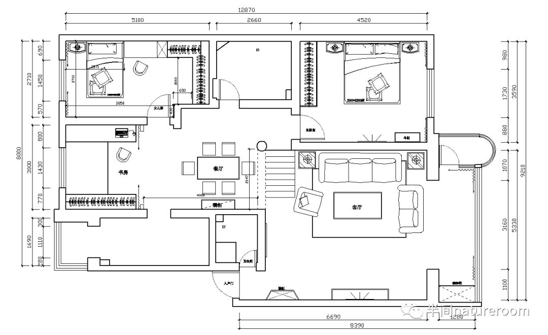 半间设计打造 140㎡轻美式家居，包头二手房改造“荣资梦乡”-17