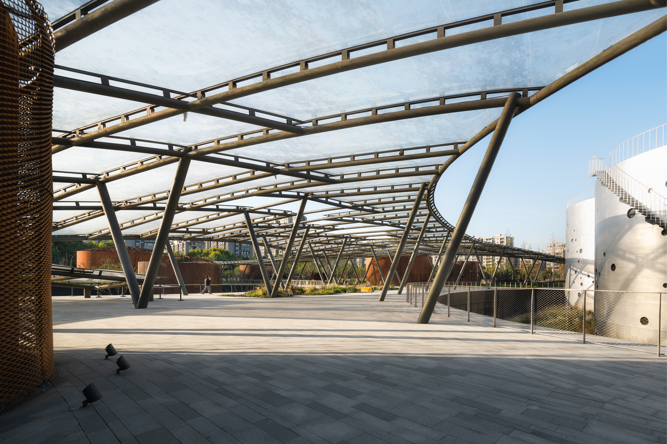 杭州小河公园丨中国杭州丨隈研吾建筑都市设计事务所-23