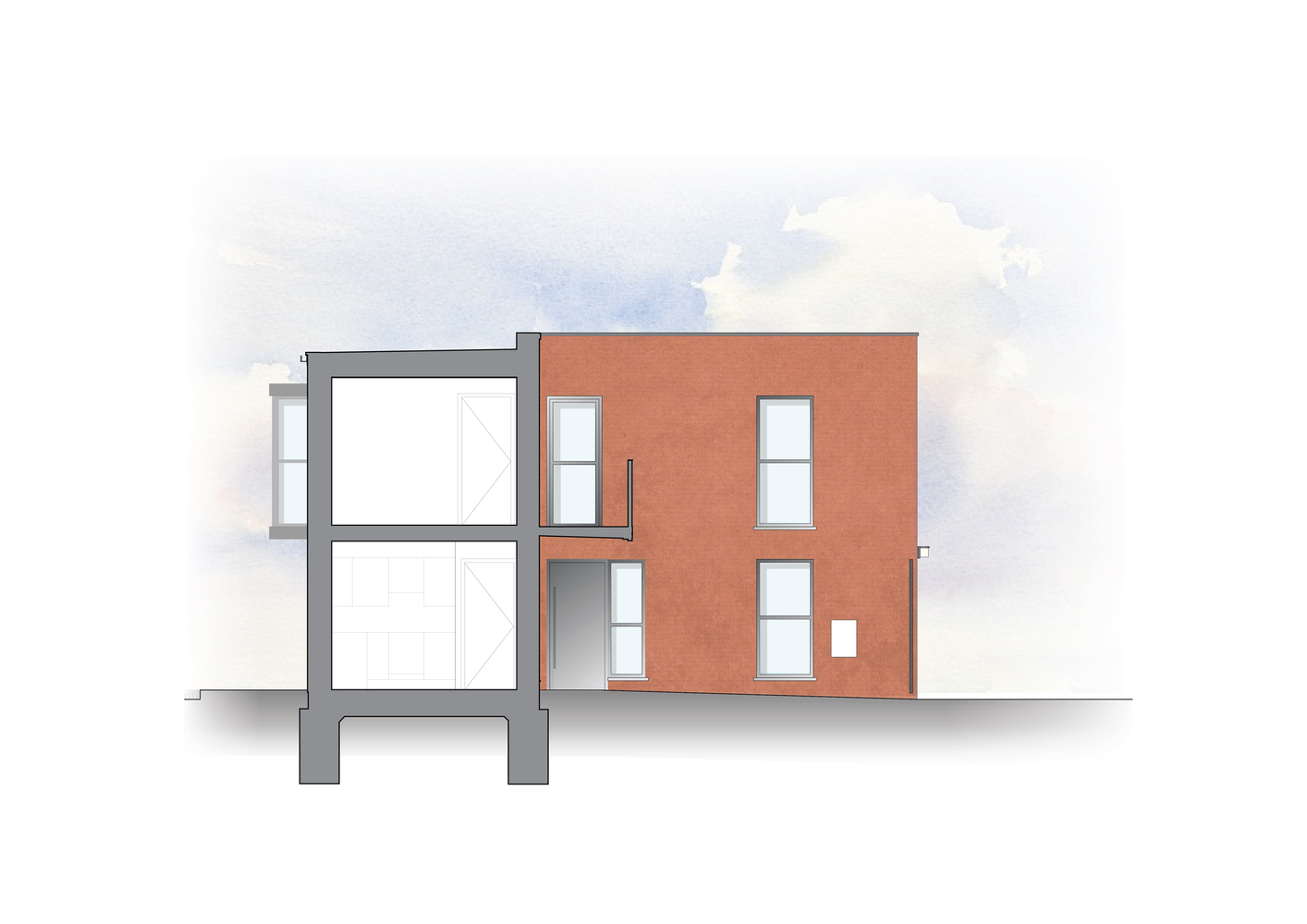 英国 Bata Mews Housing | 现代简约之家-40