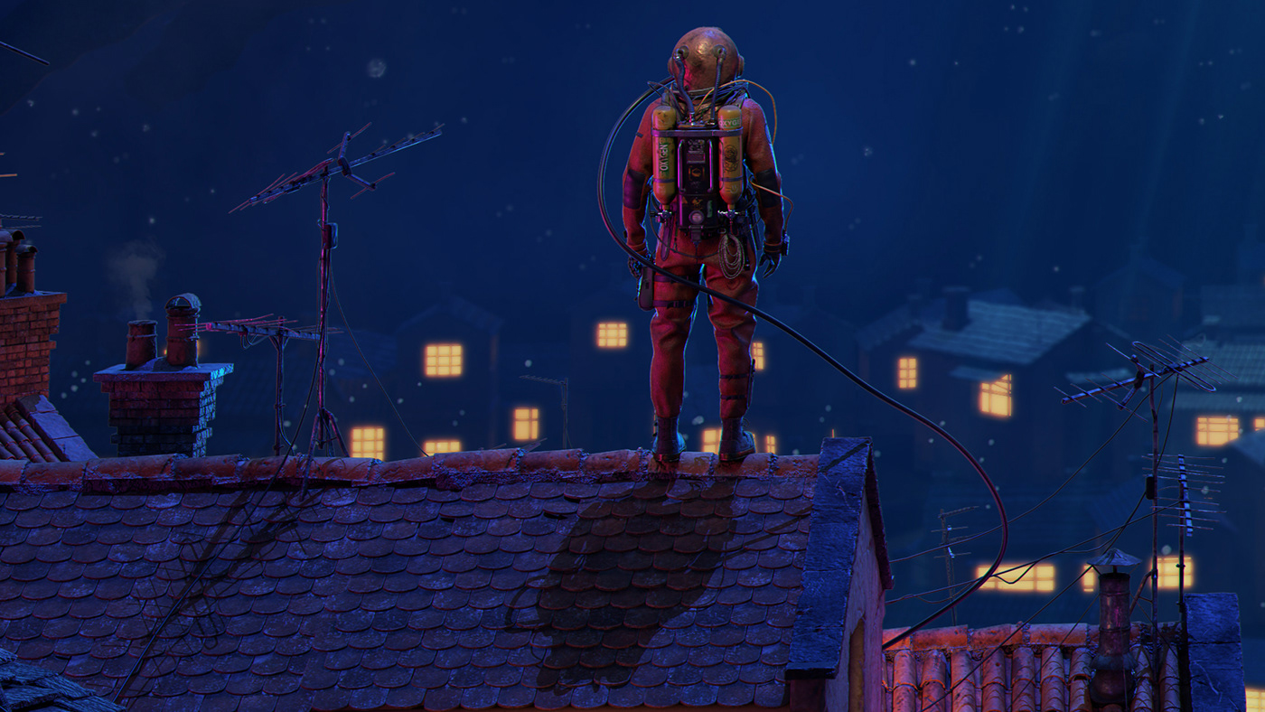 《鲸骑手》CGI 作品，新艺术风格探索-15