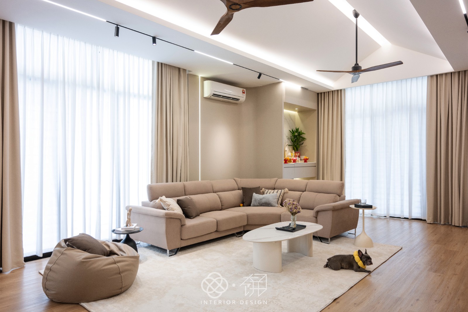 奶油简约·明亮住宅丨大饼设计-13