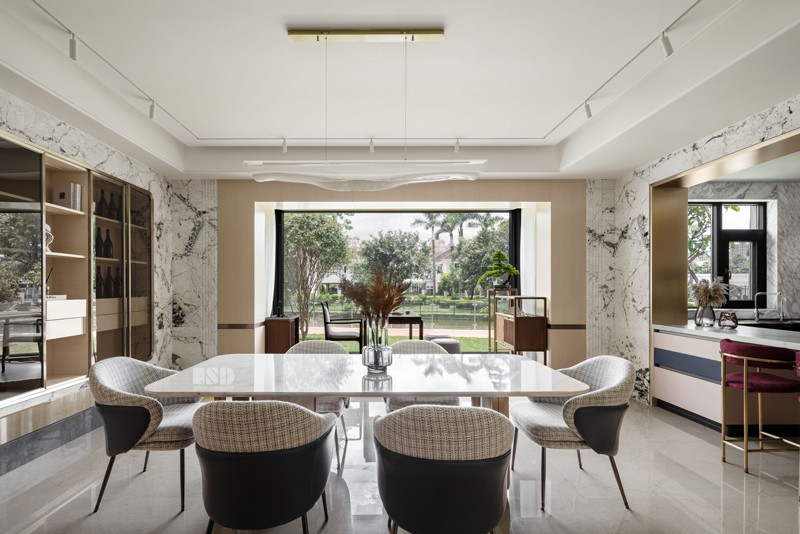 简约轻奢墅丨中国中山丨桥石设计-22