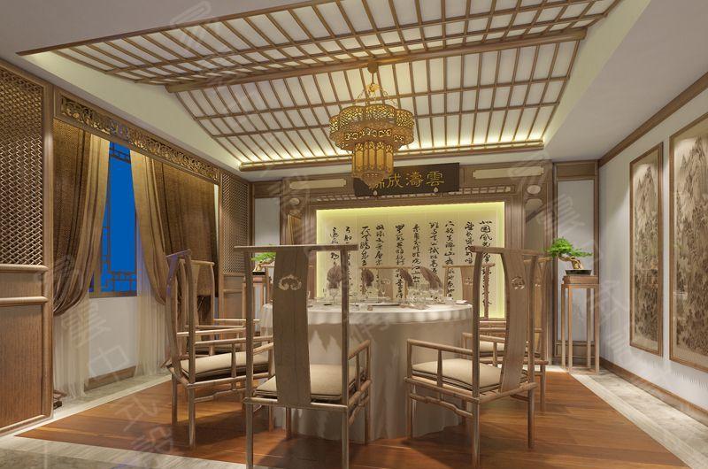 常州320㎡新中式品香会所 | 禅意与现代简约的融合-9