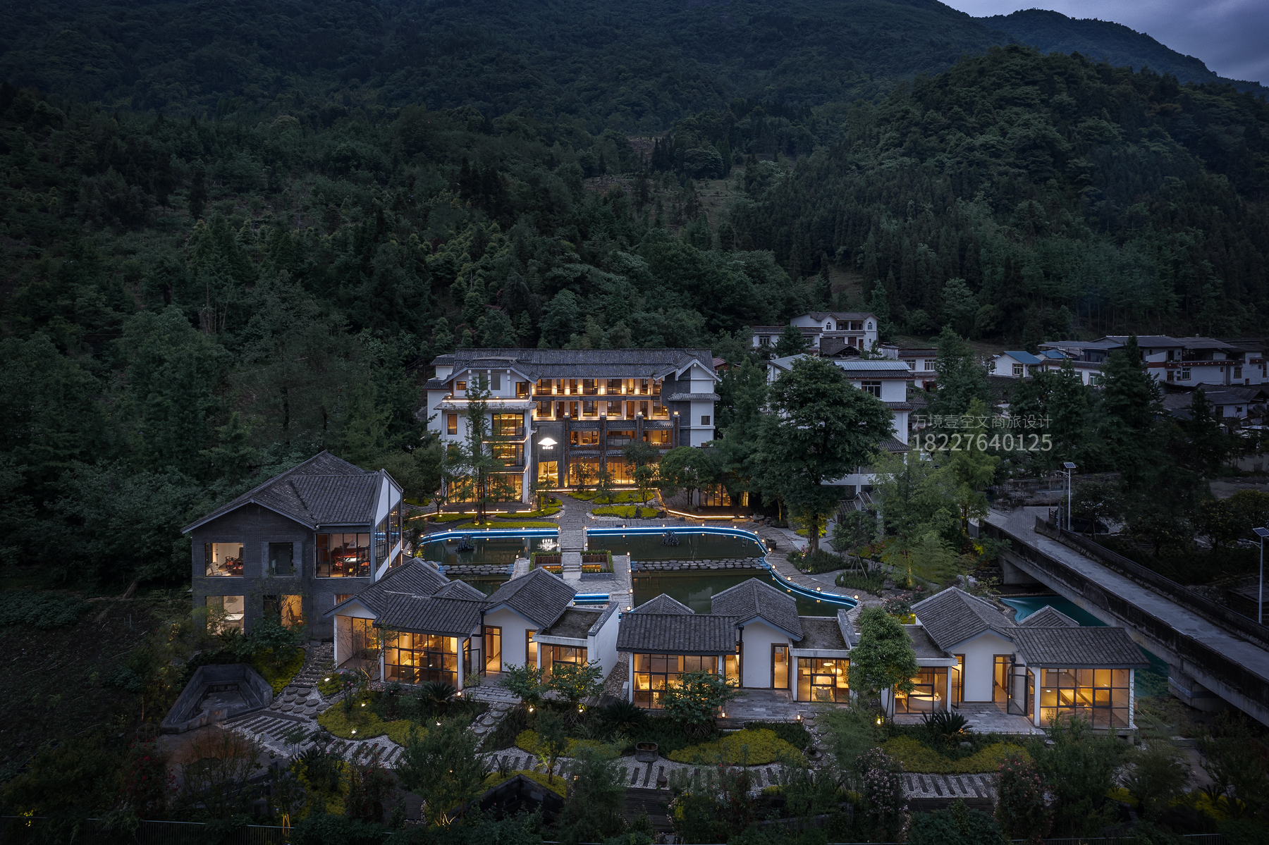 万境壹空悠哉山居温泉民宿空间设计-58
