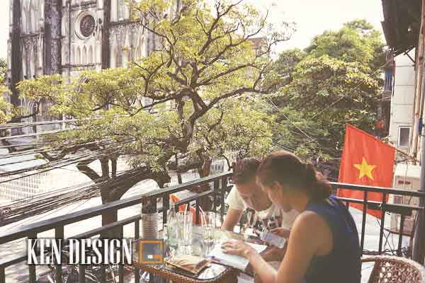 La Place  设计小型欧式咖啡馆丨越南河内-19