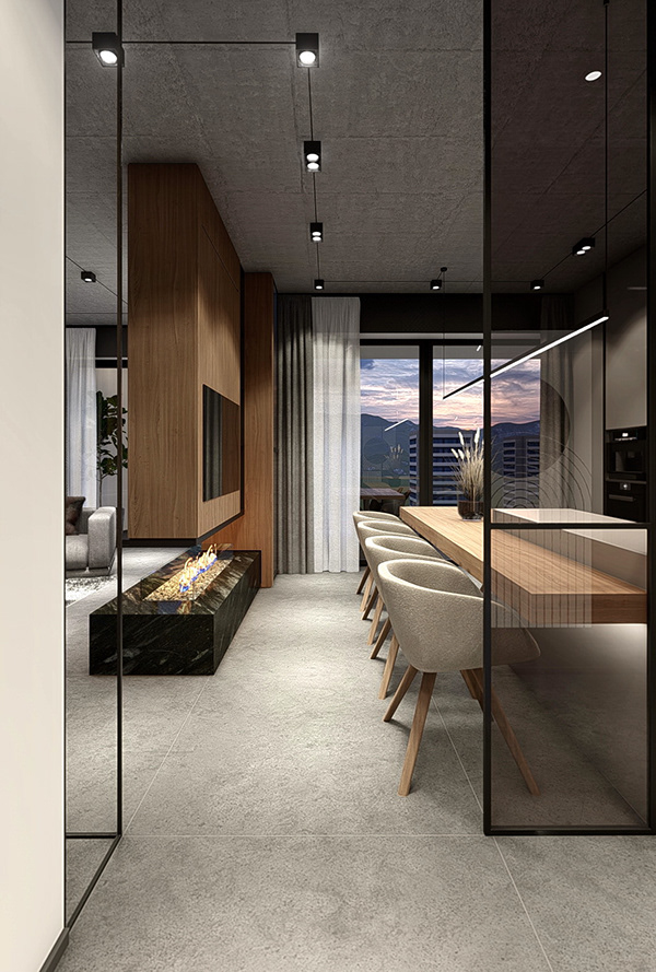 Contemporary industrial loft-4