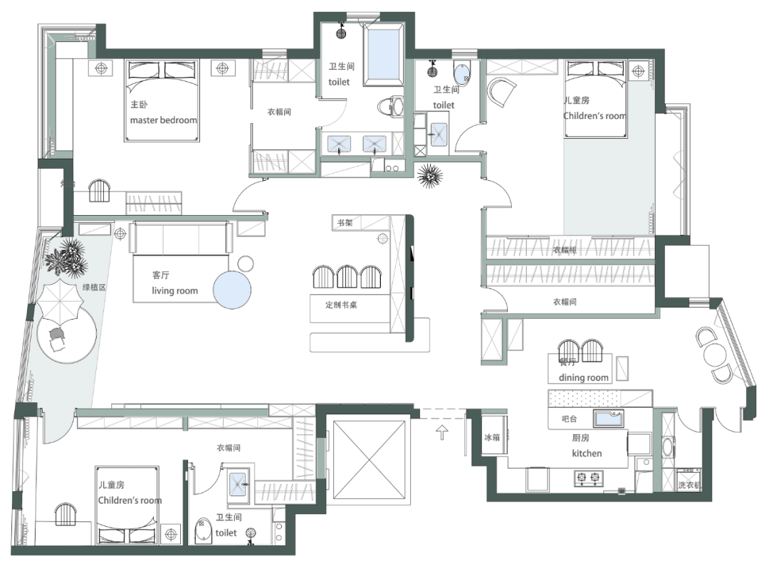 滨海·伴景湾·自然温馨的成长空间丨中国天津丨末那识设计团队-45