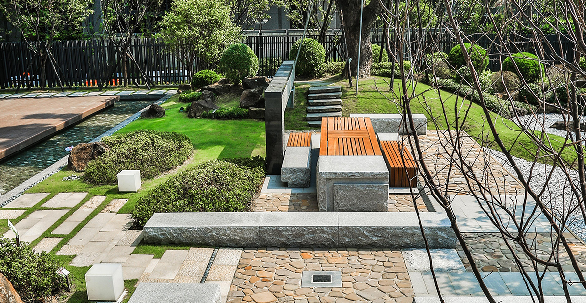 柏悅府中庭住宅景观设计丨中国基隆丨萧家福建築師事務所,玫格聯合建築師事務所-4