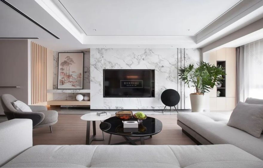 现代简约世博首岸别墅丨紫苹果国际设计-38