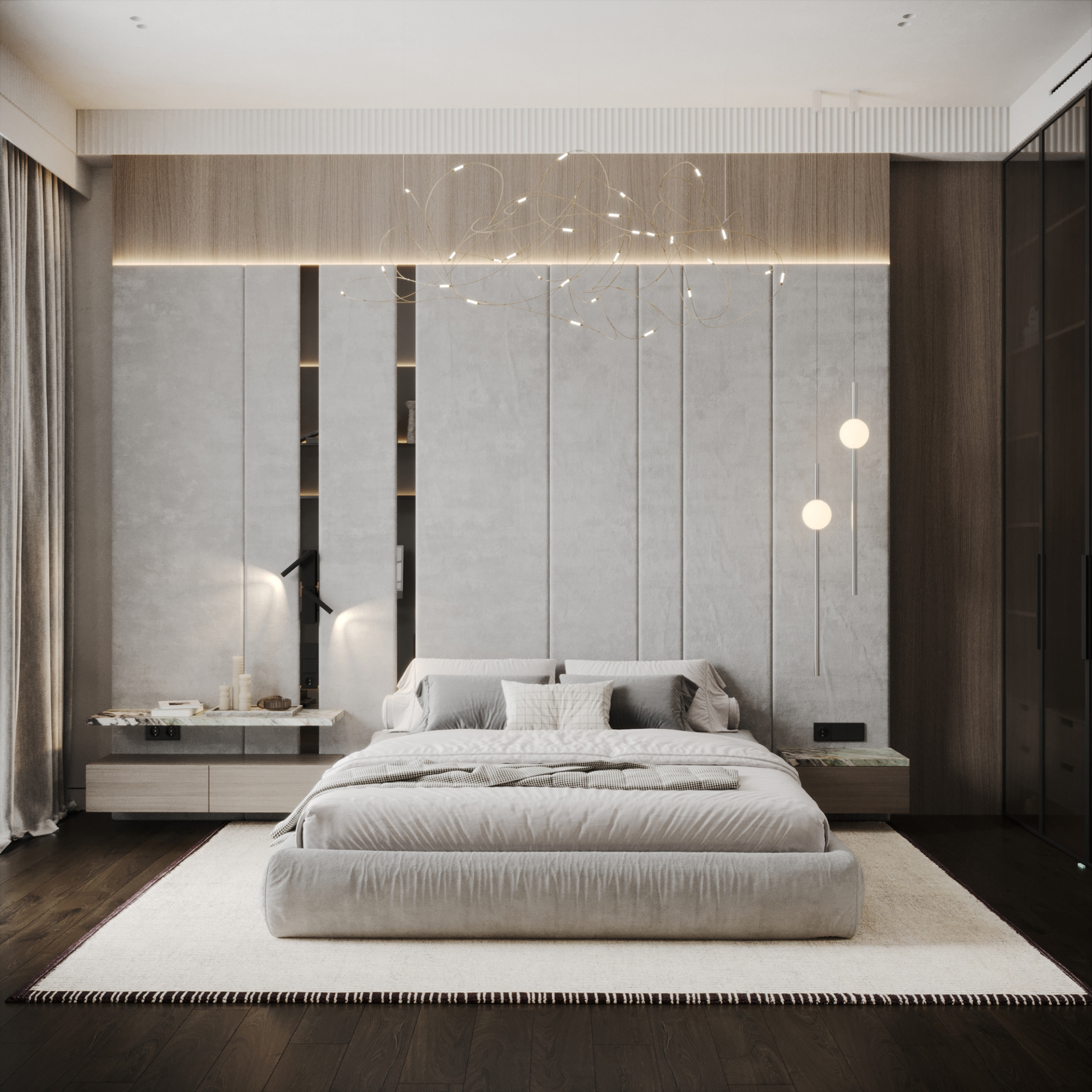 莫斯科当代公寓丨俄罗斯莫斯科丨Kanelur Design-13