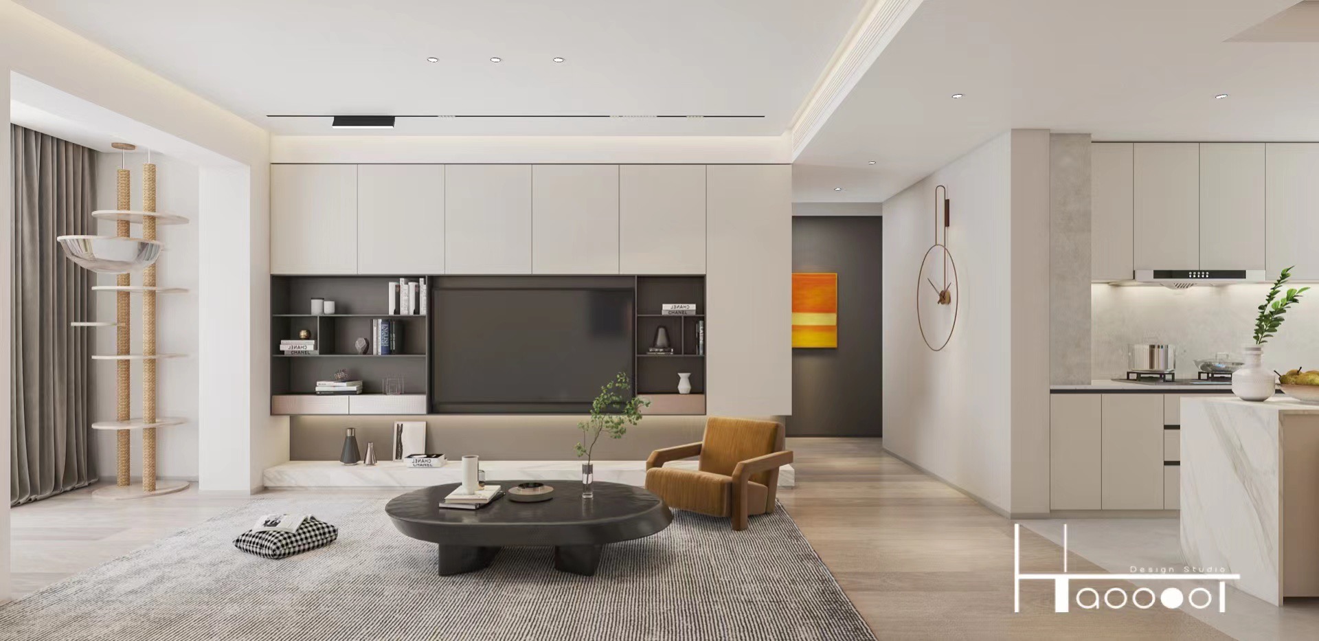 阳光花苑现代平层设计丨中国郑州-10