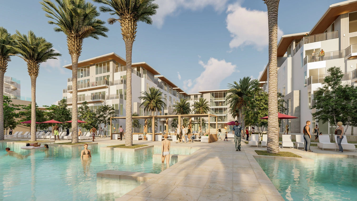 Evora Mi·edUse丨美国丨Safdie Rabines Architects-8