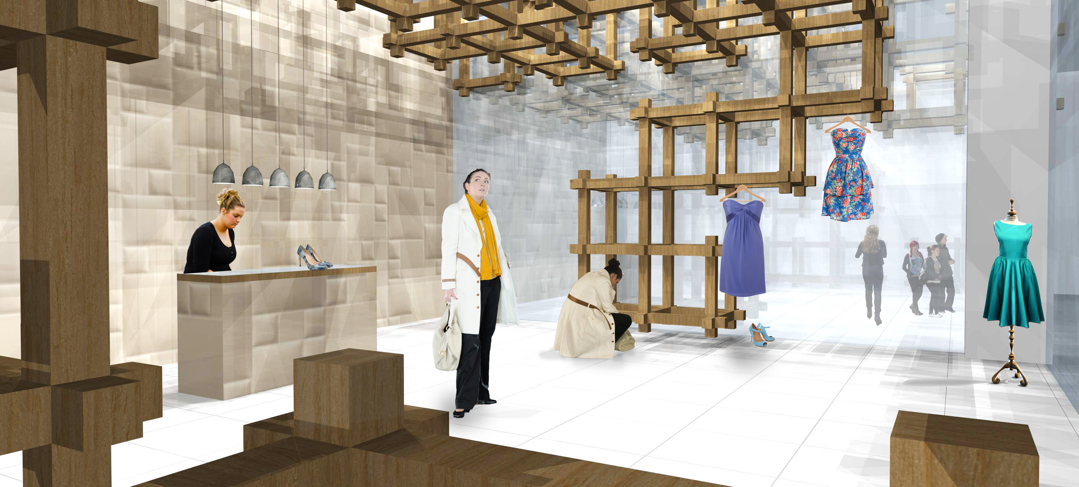 活力市中心室内市场与全球咖啡厅概念设计-10